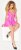 Black Level Dress Pink snygg sexig chock shock rosa vinyl lack kort klänning med dragkedja