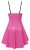 Black Level Dress Pink snygg sexig chock shock rosa vinyl lack kort klänning med dragkedja