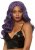 Leg Avenue Wavy Purple Wig lång vågig lila mermaid sjöjungfru olefin peruk med lockar vågigt hår