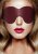 Ouch Halo Eyemask lyxig exklusiv snygg ögonbindel i fusk fake fejk läder ställbar justerbar