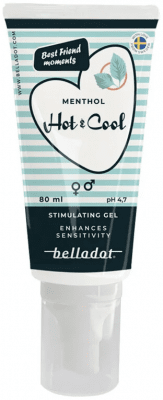 Belladot Menthol Hot & Cool Stimulating Gel 80ml värmande kylande varm kall upphetsande lusthöjande intim gel