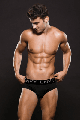 Envy Menswear Modern Basic Briefs snygga sexiga bekväma herr kalsonger underkläder för män