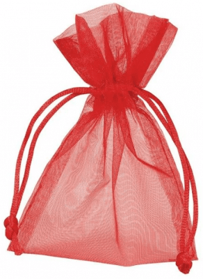smidig smart snygg röd förvarings påse transparent tyg för sexleksaker kondomer knipkulor