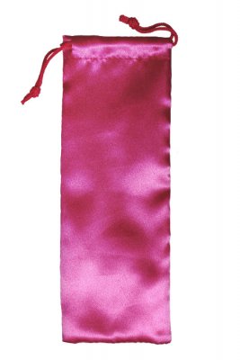 Förvaringspåse för kondomer glidmedel massageolja vuxen sex erotik snusk leksaker satin rosa snygg fin