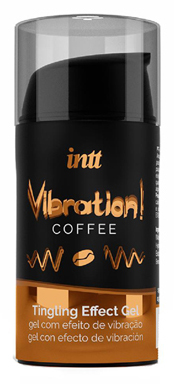 Intt Vibration! Tingling Effect Gel 15ml Coffe kaffe smak pirrande vibrerande pulserande värmande kylande intim kräm för penis v