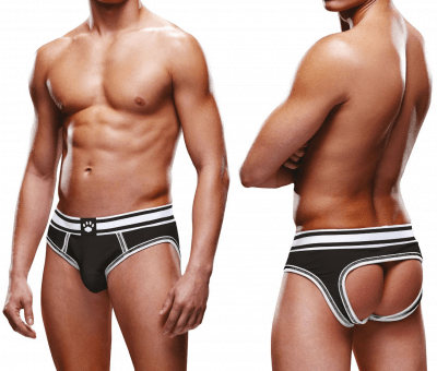 Prowler Open Briefs snygga sexiga underkläder kalsonger med öppen rumpa bak för gay killar män