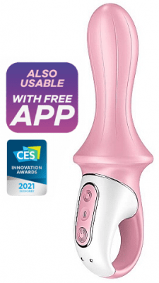 Satisfyer Air Pump Booty 5+ anal anus stav vibrator pumpa upp app styrd uppladdningsbar