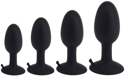 Seven Creations Roll Play anal anus plugg med sug propp kopp stimulerande kula silikon