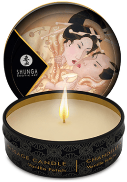 Shunga Massage Candle värmande ljus ljuvlig god doft av vanilj