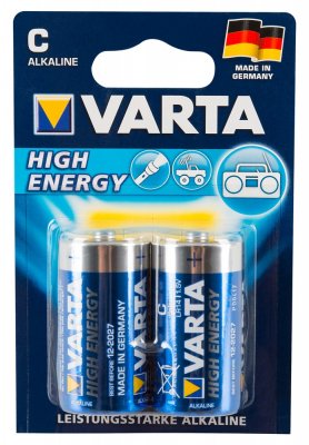VARTA Battery C lång livslängd långvarig effekt stort batteri