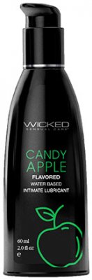 Wicked Sensual Care Candy Apple Flavored Water Based Intimate Lubricant 60ml vattenbaserat smaksatt glidmedel äpple