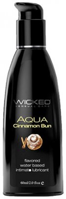 Wicked Sensual Care Cinnamon Bun Flavored Water Based Intimate Lubricant 60ml vattenbaserat smaksatt glidmedel kanel bulle