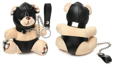 XR Brands Teddy Bear Keychain snuskig rolig shibari gimp bondage BDSM gosedjur nyckelring